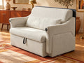 Trivelle tissu bouclé blanc cassé, mode fauteuil