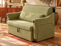 Trivelle tissu bouclé vert sauge, mode fauteuil